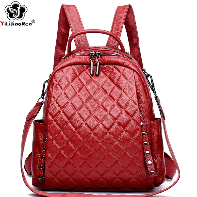 Luxury Bags With Zipper - Đinh Tán Thời Trang Da Thật