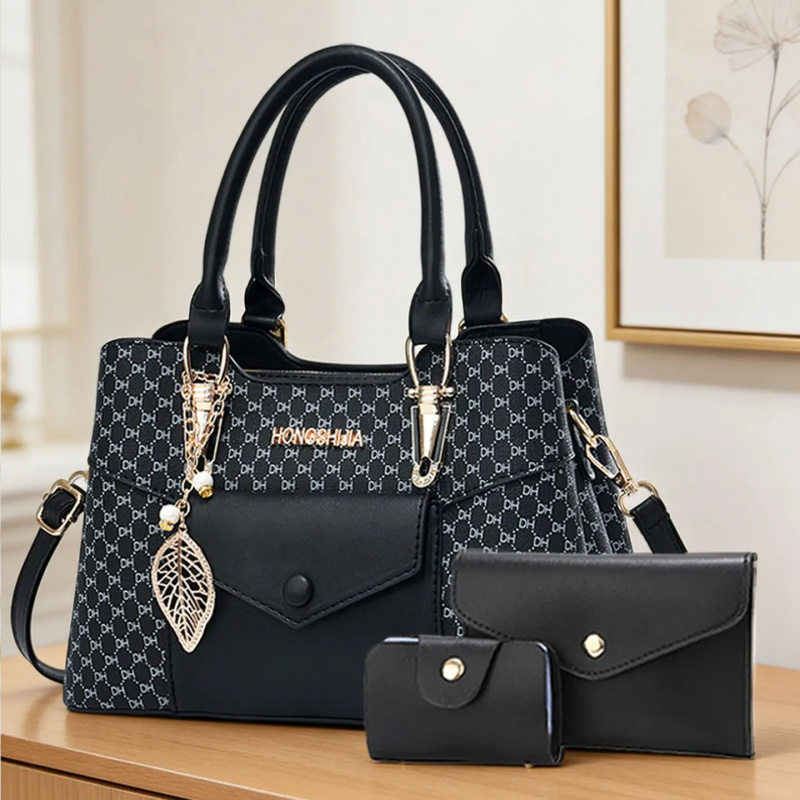 Luxury Zipper Bags - high-end textured large-capacity commuter tote bags,