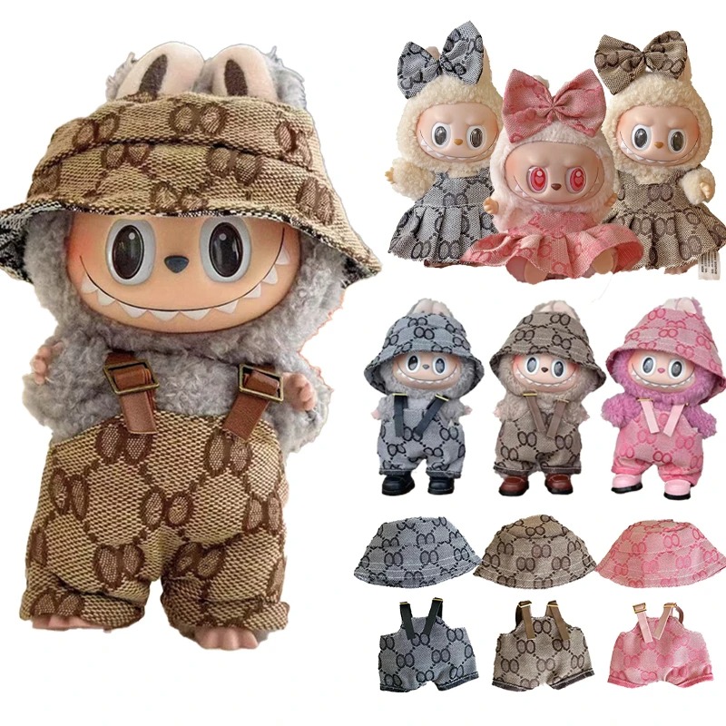 Luxury Bags And Shoes - For Labubu Doll Luxury Clothes Retro
