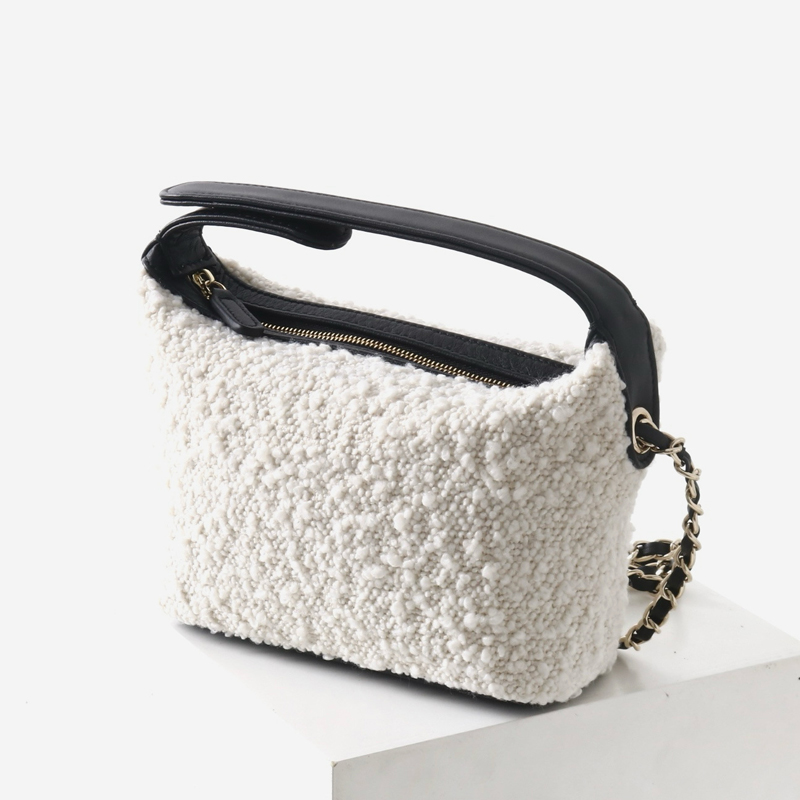 Luxury Zipper Bags - Leather Classic Mini Hobos Bags For