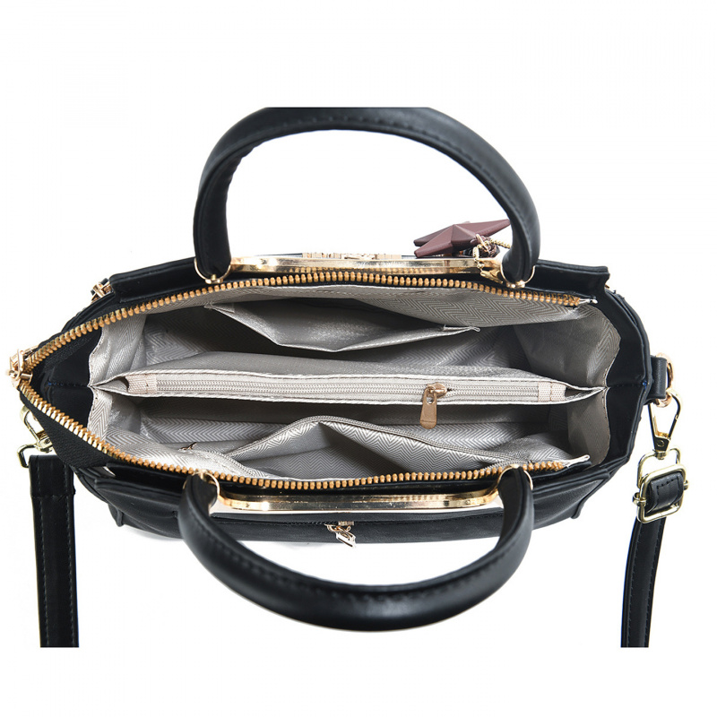 Stylish women's handbag, solid - đánh giá và giá Luxury Zipper Bags