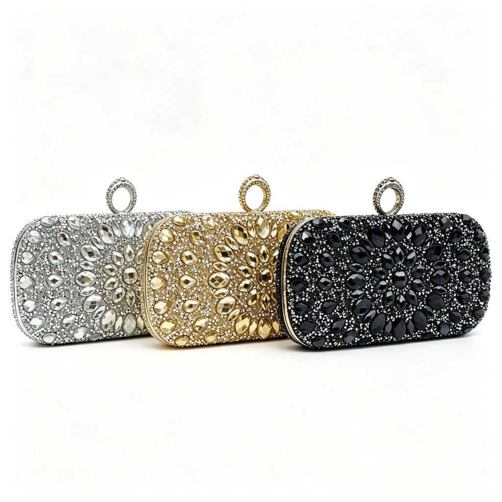 Full Diamonds Evening Bags Lux - đánh giá và giá Luxury Zipper Bags
