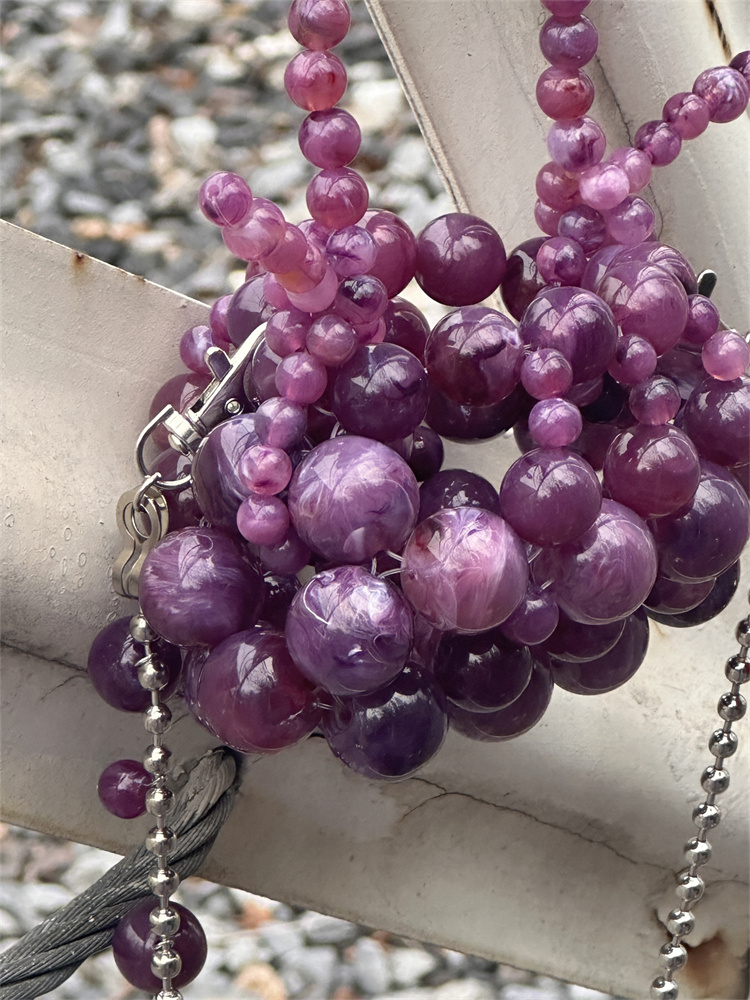 Girls Mini Purple Beaded  Clut - đánh giá và giá Luxury Bags For Kids