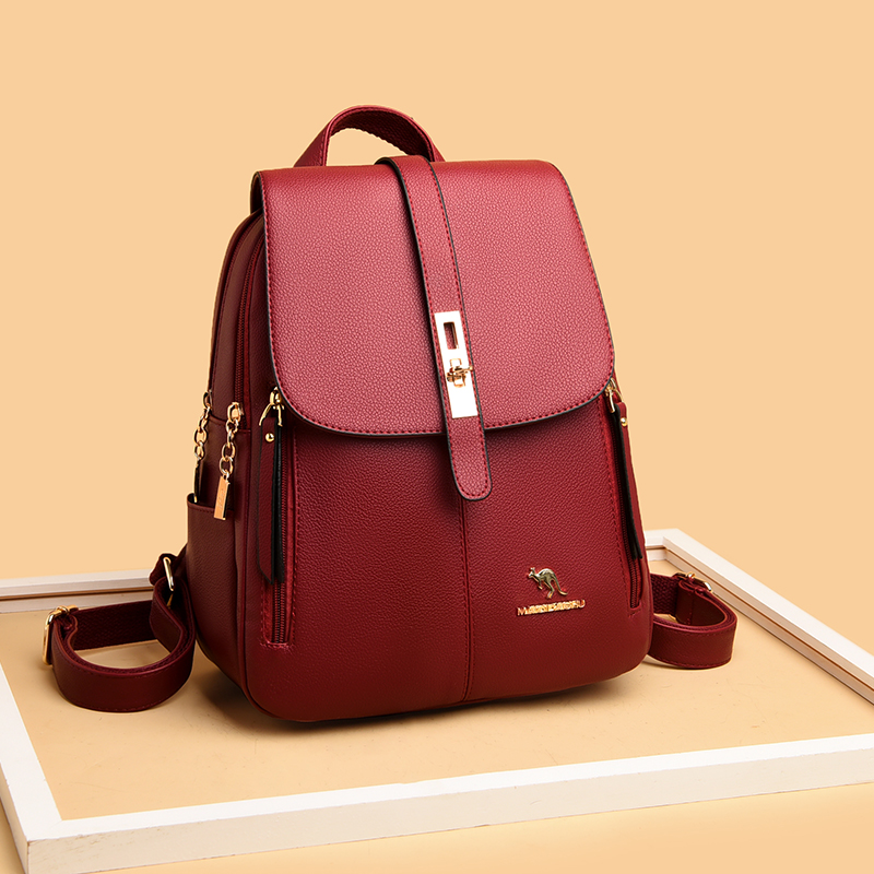 Luxury Women Leather Backpacks - đánh giá và giá Luxury Zipper Bags