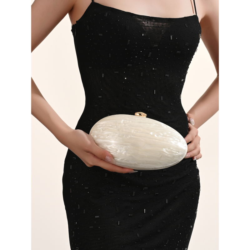 Fashion Acrylic Shell Clutch E - đánh giá và giá Luxury Bags Medium Size